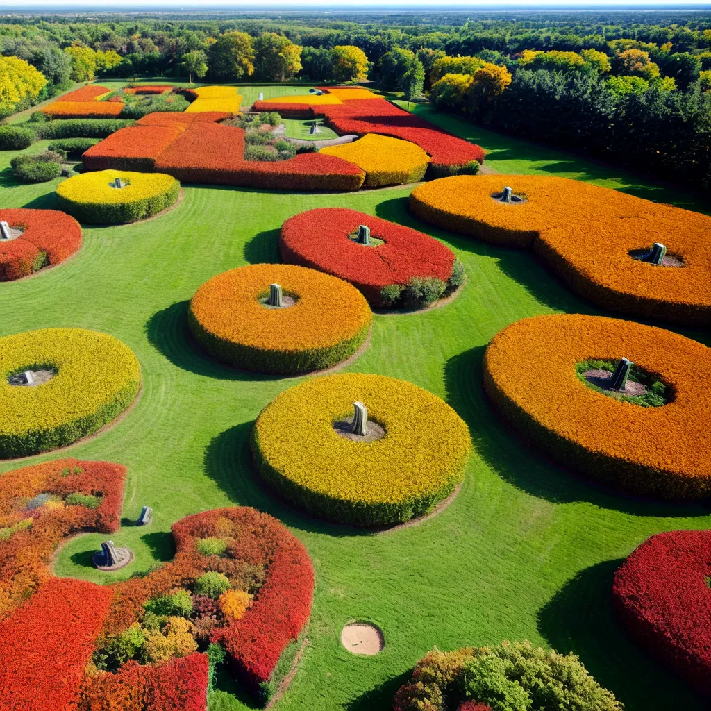 jardim aboboras outono colheita