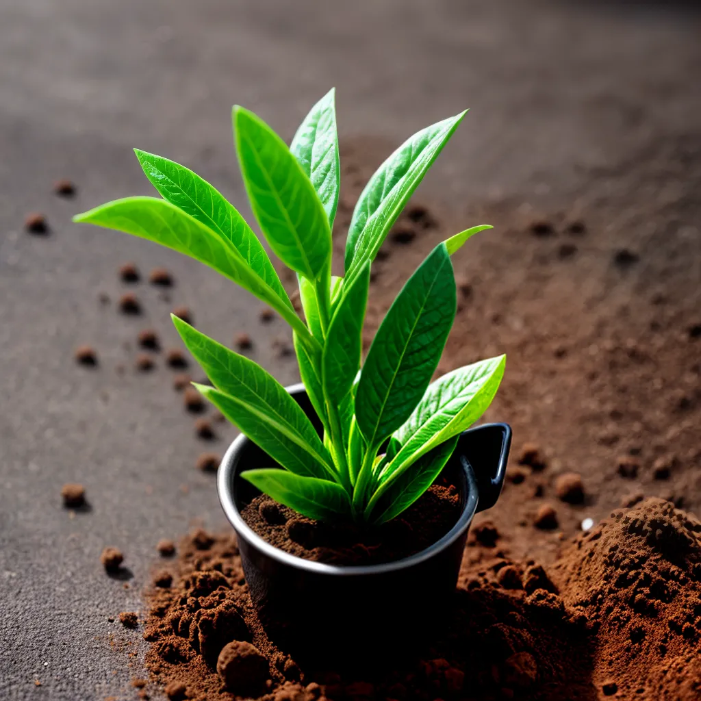planta feijao verde crescimento sustentavel