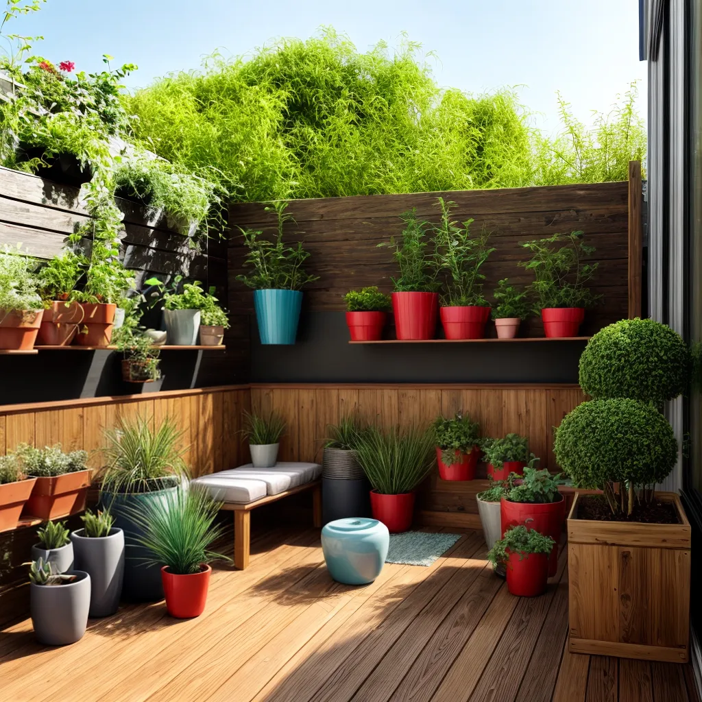 jardim urbano contemporaneo plantas potinhos