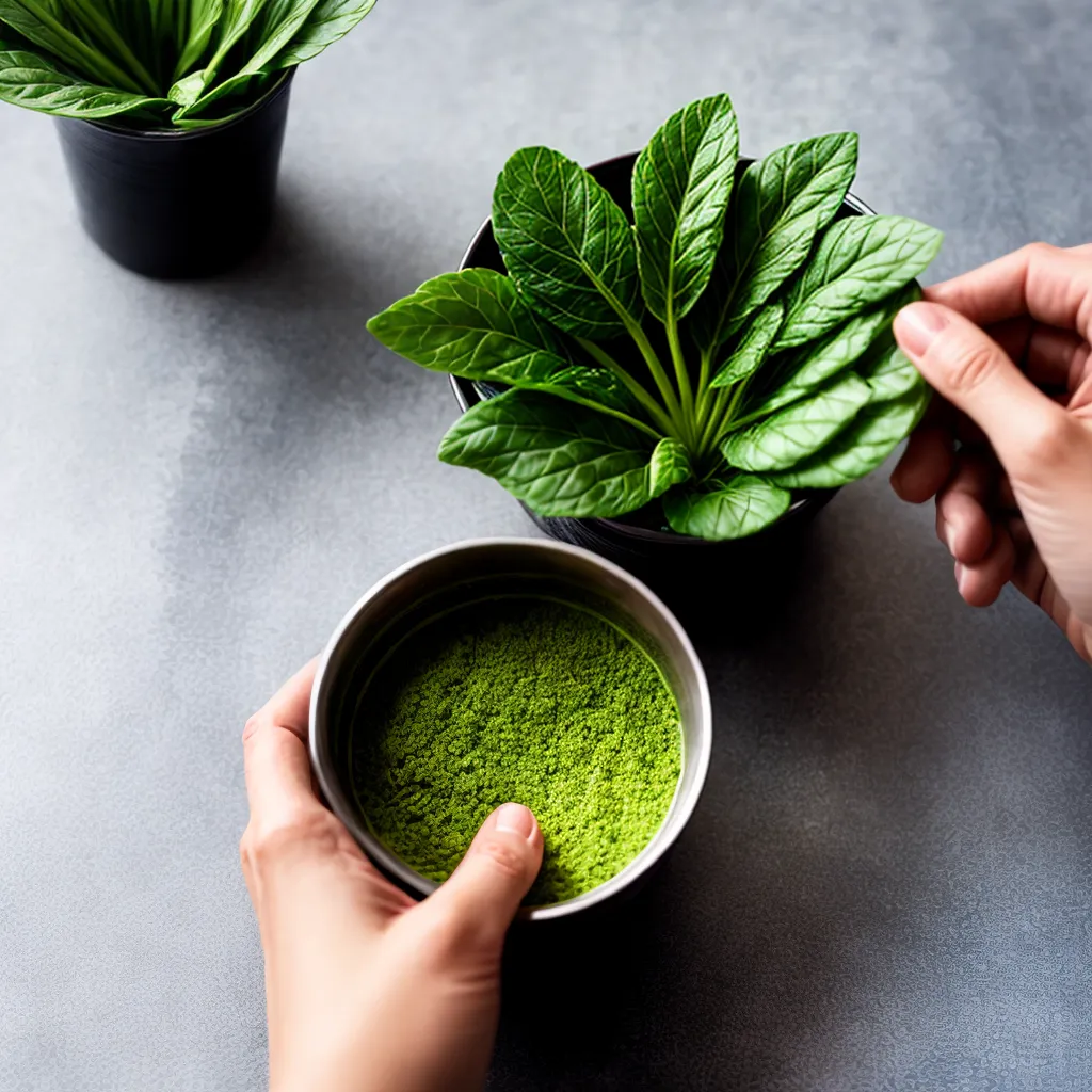 vaso verde parsley folhas sol