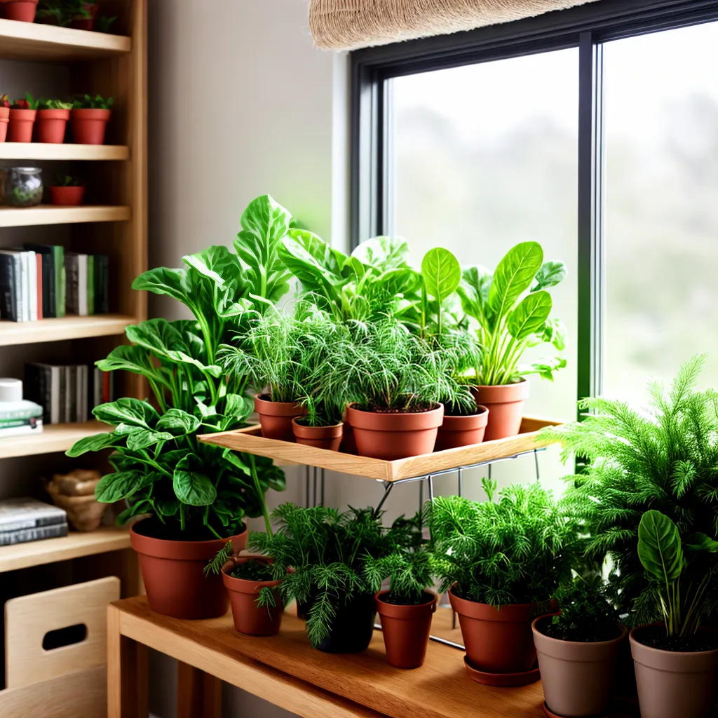 horta inverno plantas verdes decoracao