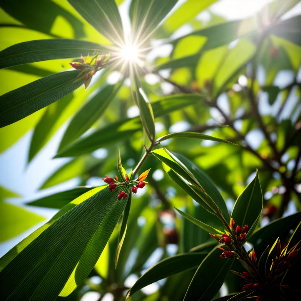 quiabo verde sol folhas podres