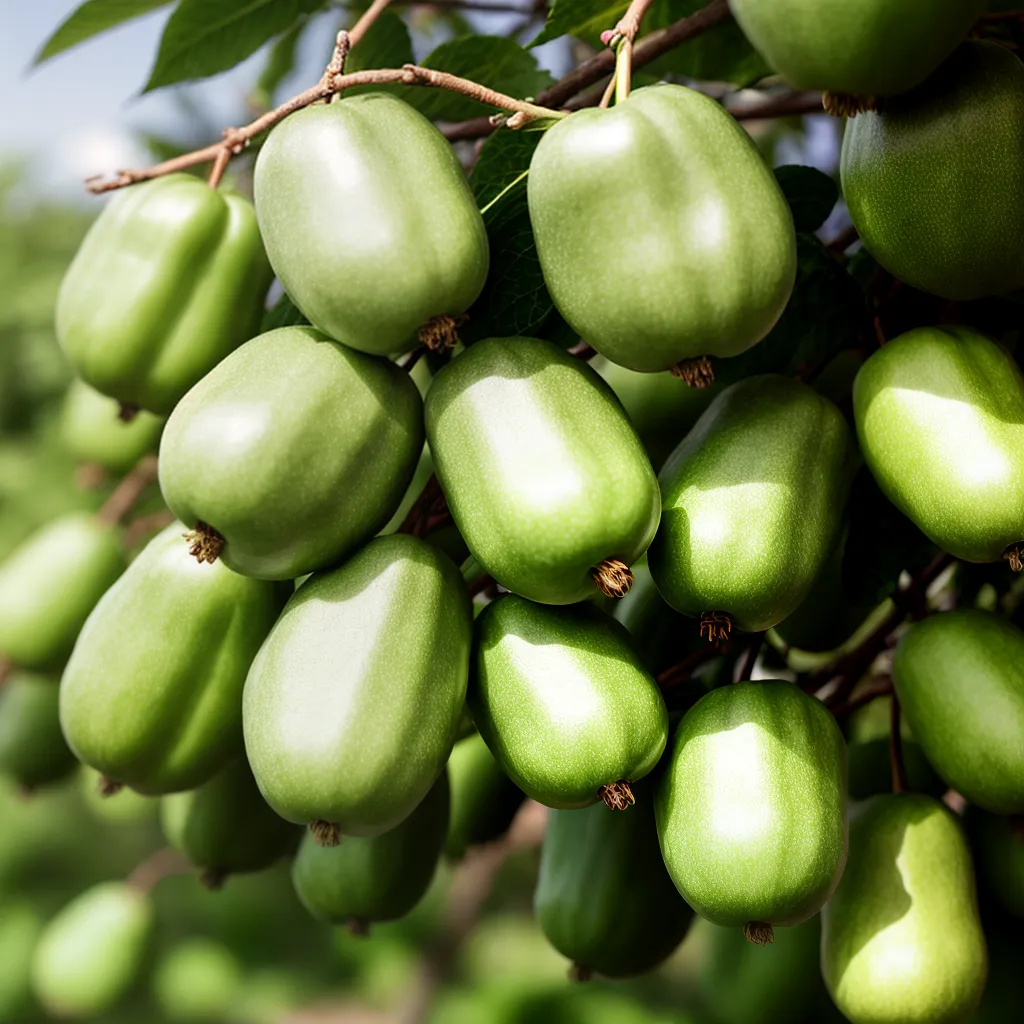 chayote planta trepadeira frutas verde