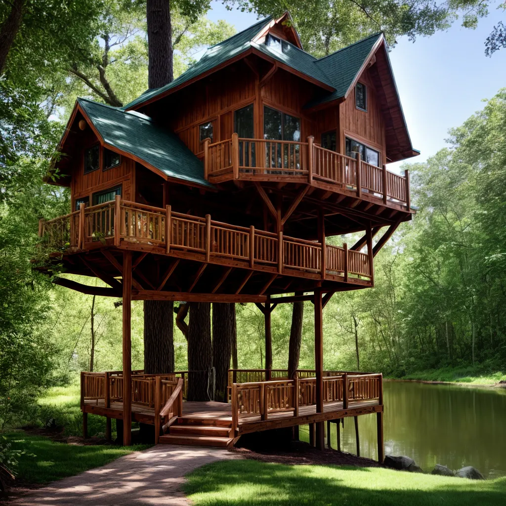 casa na arvore magica natureza
