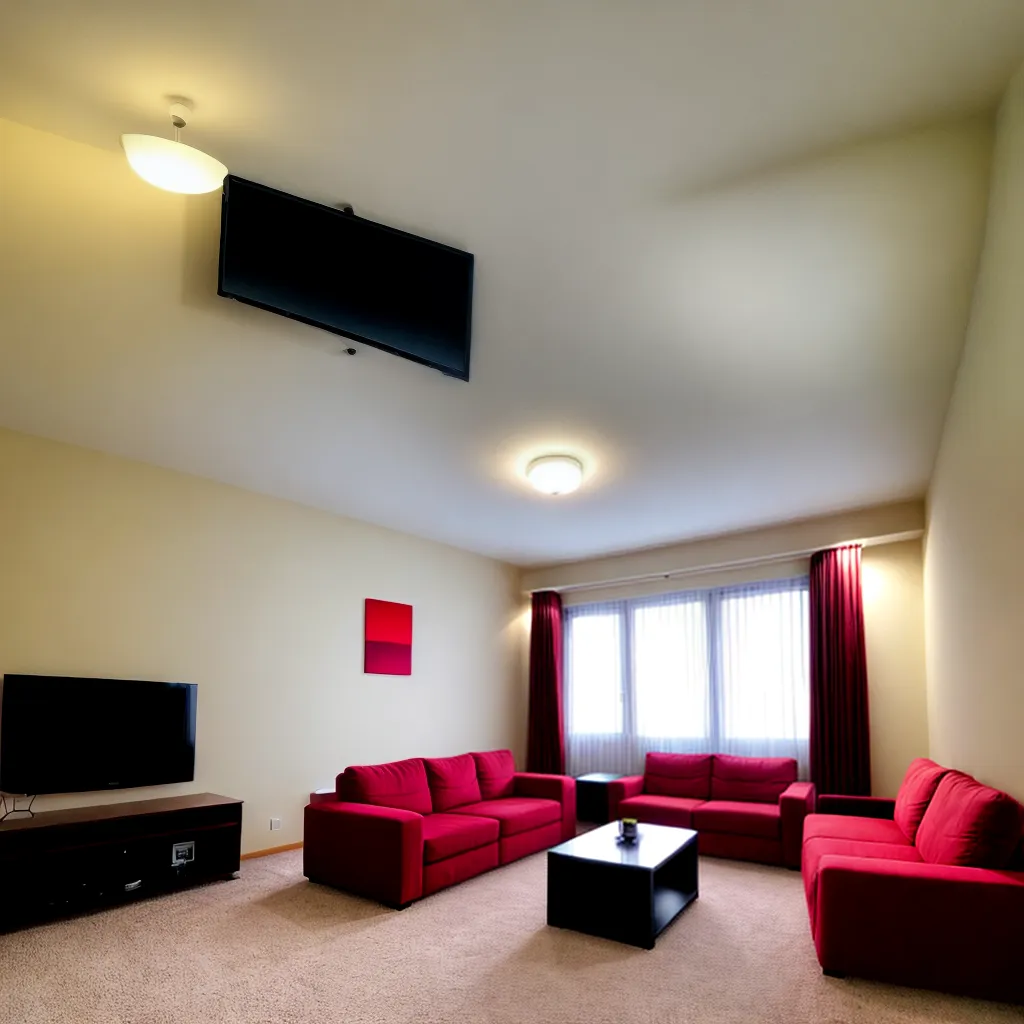 sala estar acustica sofa conforto