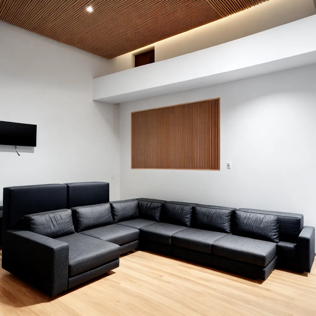 sala acustica painel conforto audio