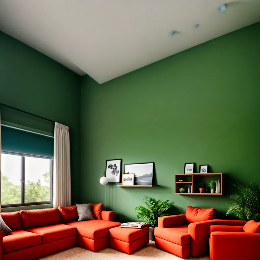 sala plantas verdes acustica ambiente