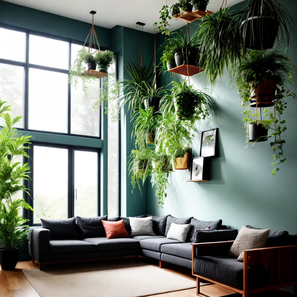 sala plantas acoustica acolhedora