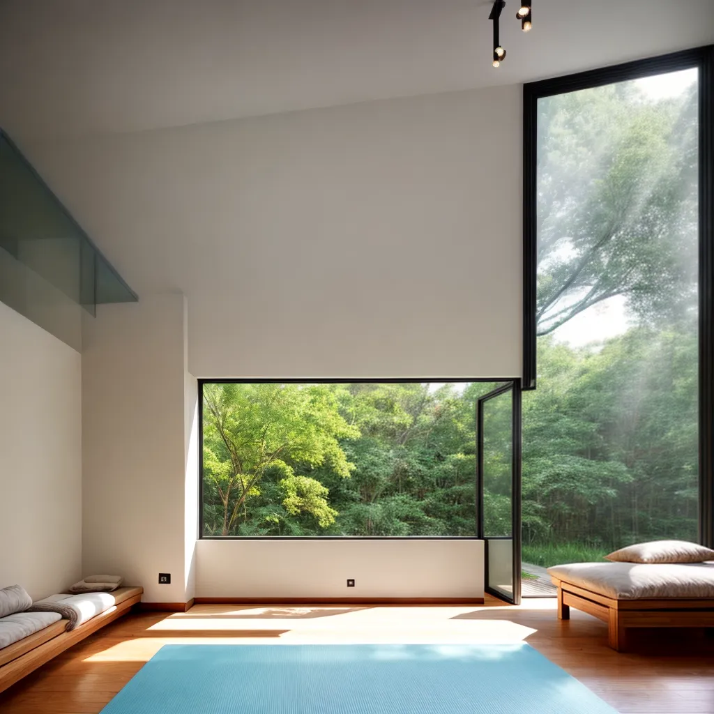 espaco yoga casa natural sereno