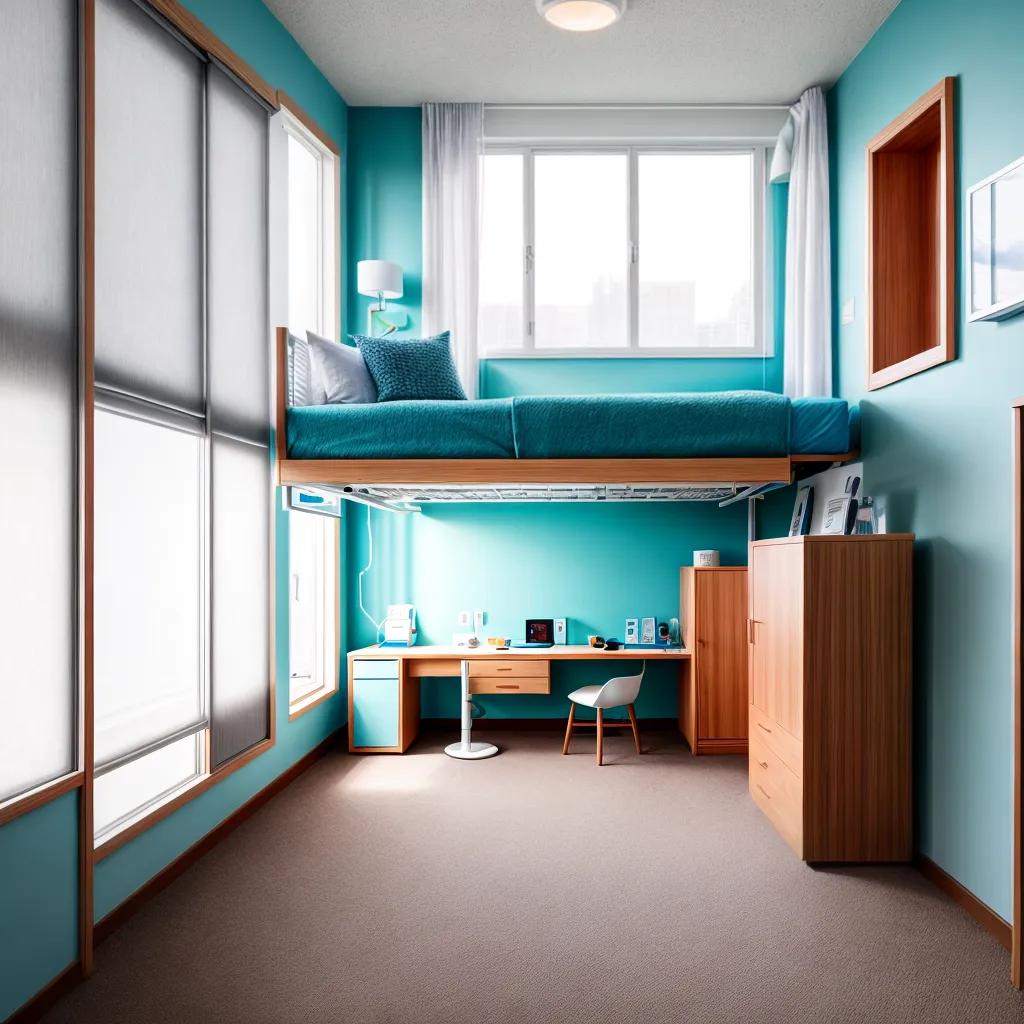quarto hospital amplo luminoso inclusivo