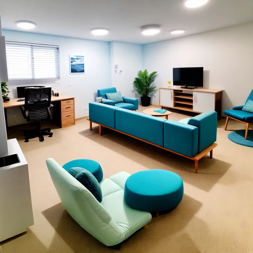 hospital moderno acolhedor curativo