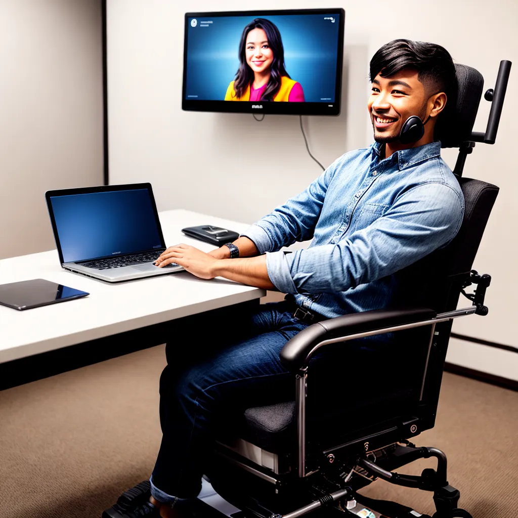 acessibilidade inclusao computador sorriso