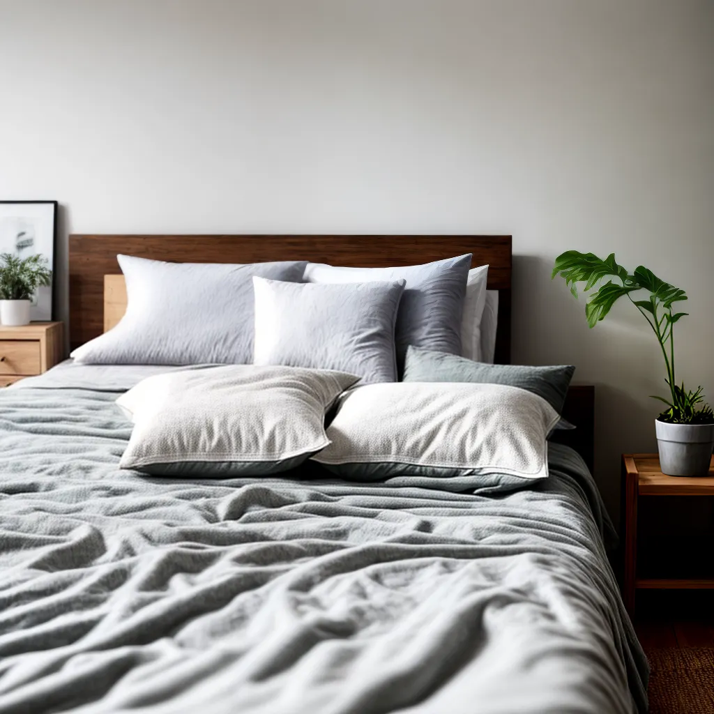 cama organica edredom reciclado toalhas bambu