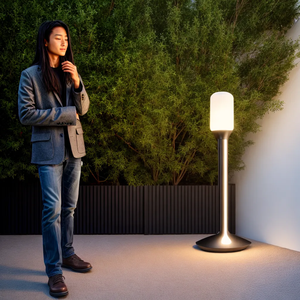 lampada solar design sustentavel