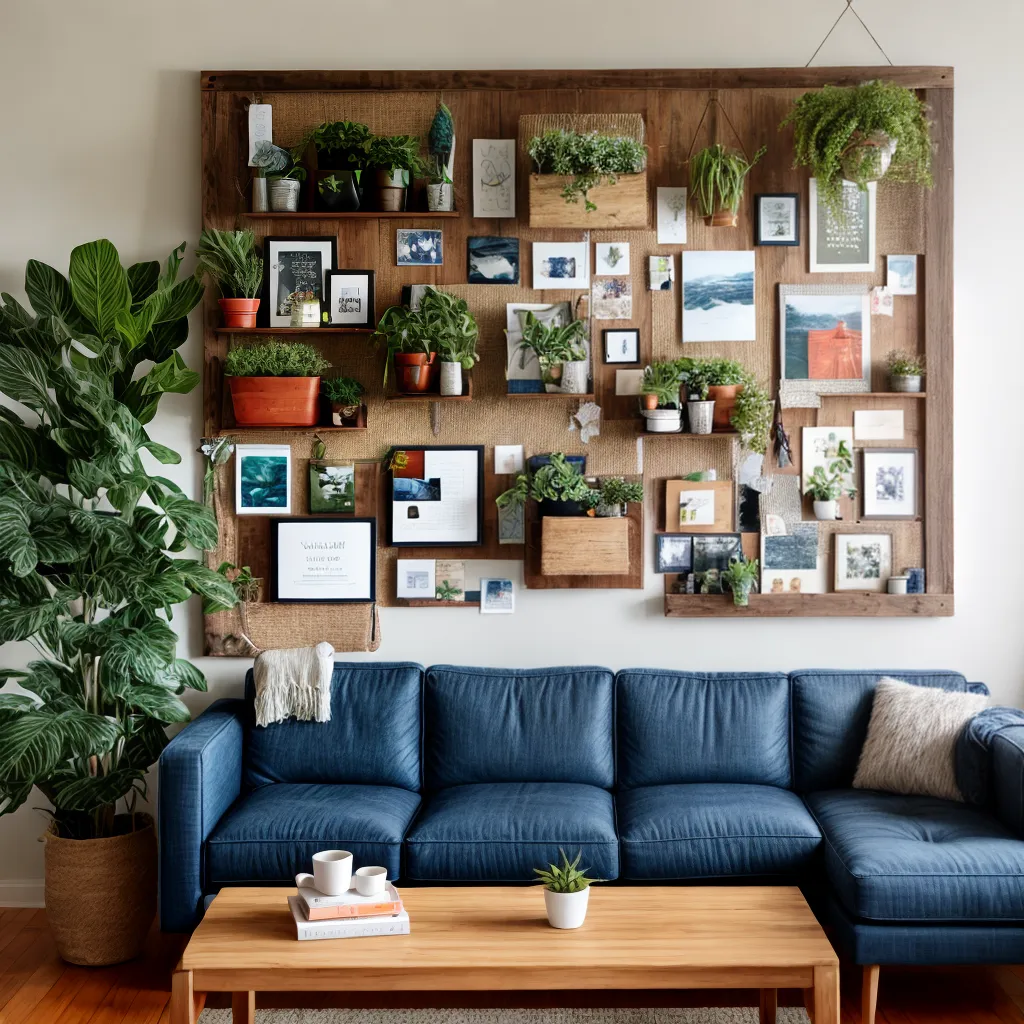decoracao denim reciclado plantas