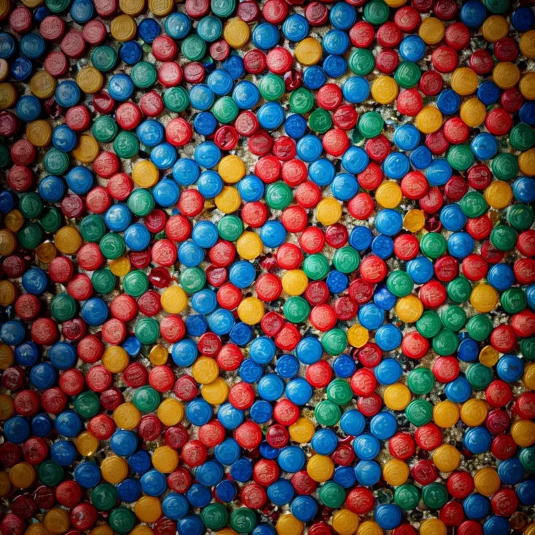 Decoração com tampinhas de garrafa: criatividade e sustentabilidade