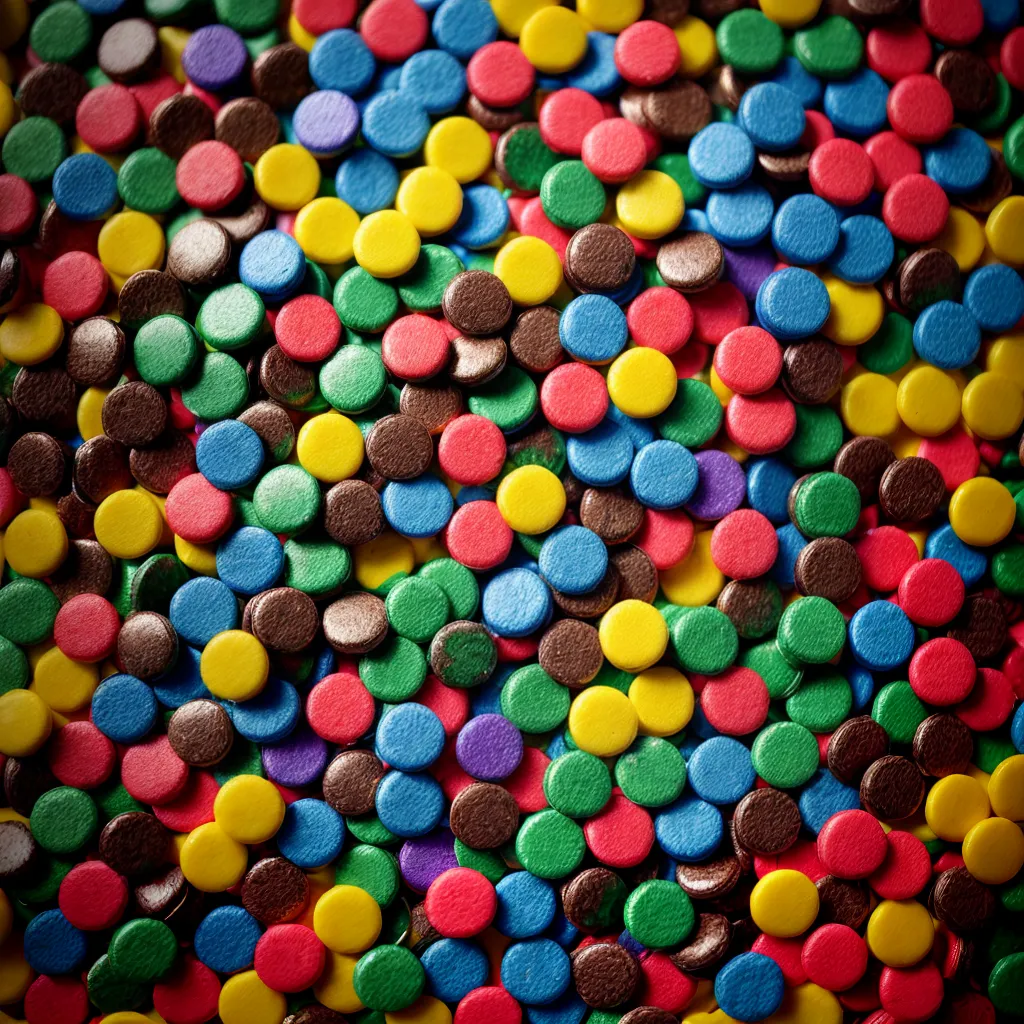 mosaico colorido tampinhas sustentavel