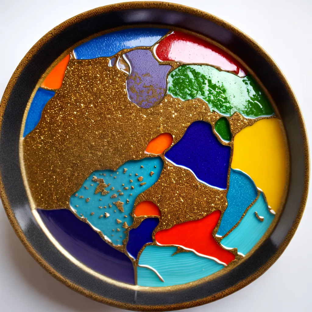 mosaico reciclado cores arte decorativa