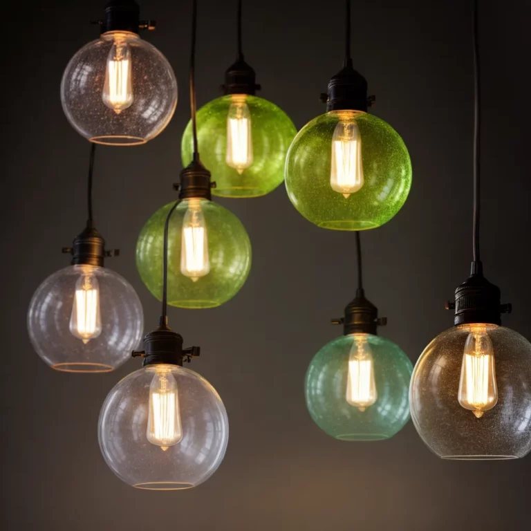A beleza das luminárias feitas com materiais reaproveitados