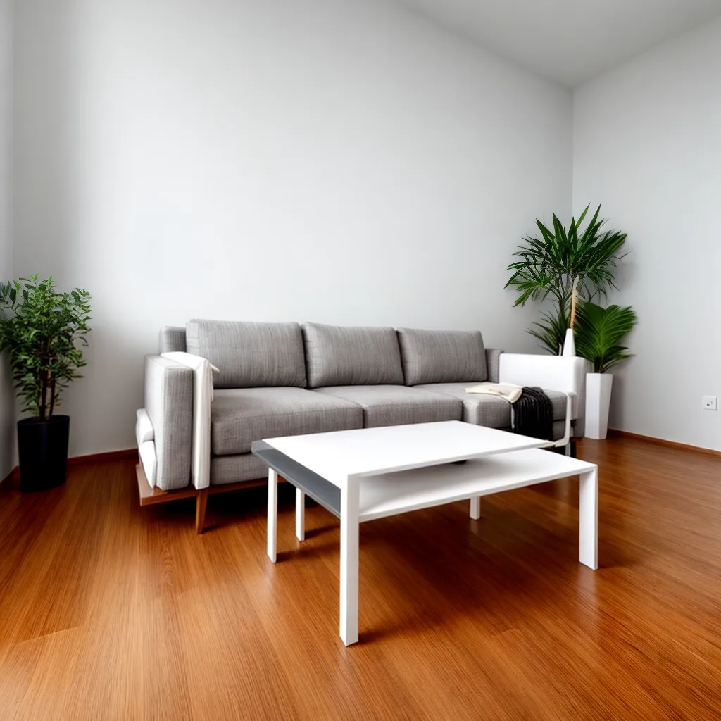 sala estar elegante moveis papelao