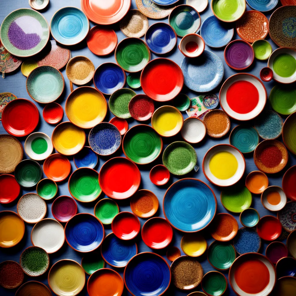 mosaico colorido quebrado decorativo