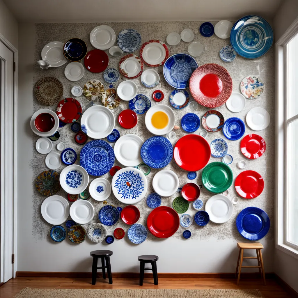 mosaico quebrado cores arte