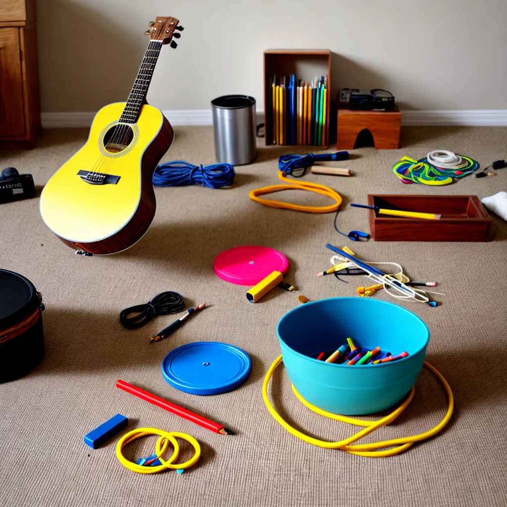 instrumentos musicais caseiros diy