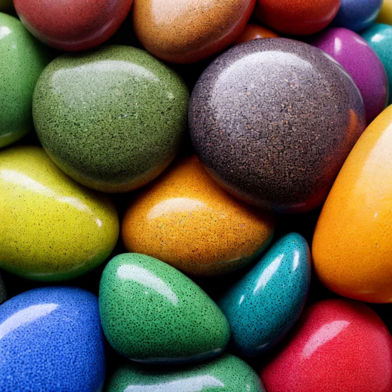 Como criar um mosaico com pedras coloridas