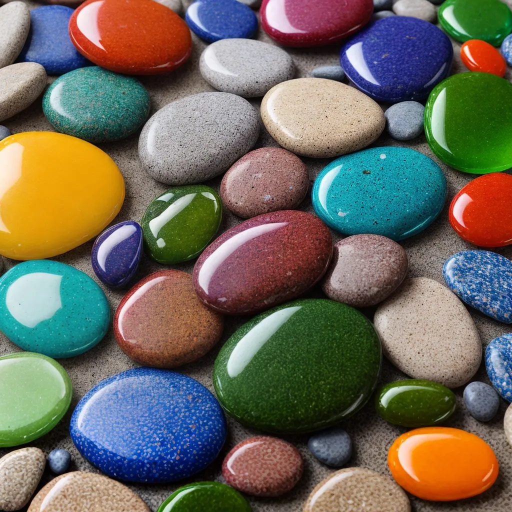 mosaico colorido brilhante artesanato