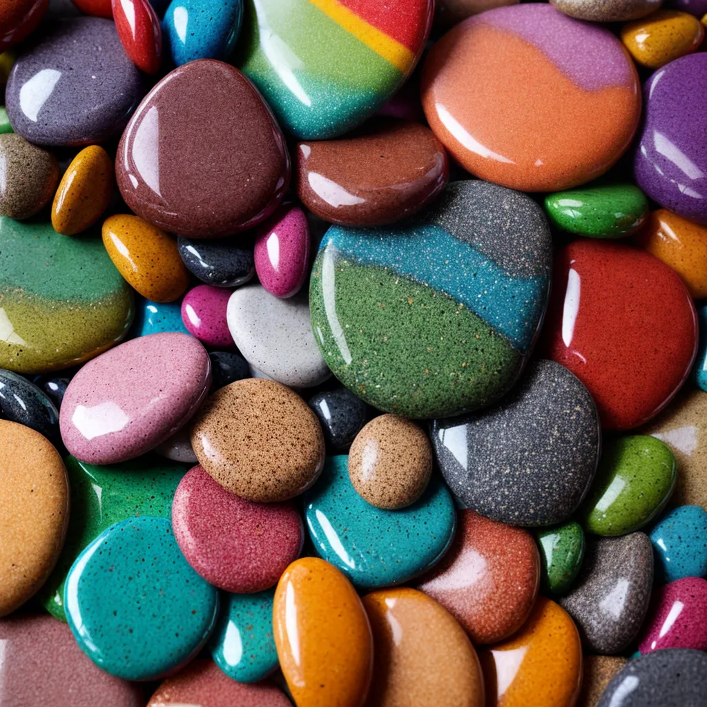 mosaico pedras colorido criatividade