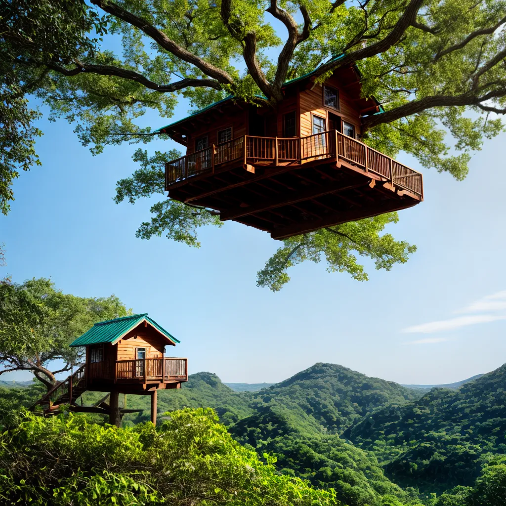casa na arvore natureza verde