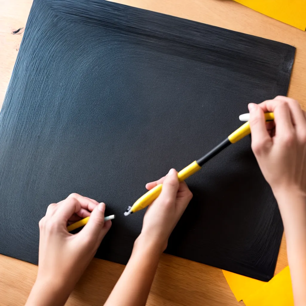 quadro negro diy cores alegria