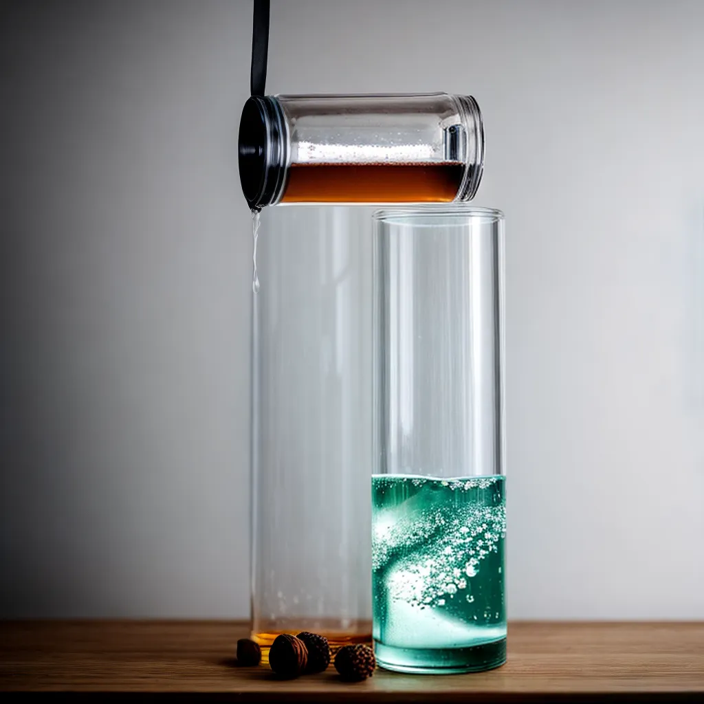 relogio agua diy tubo transparente