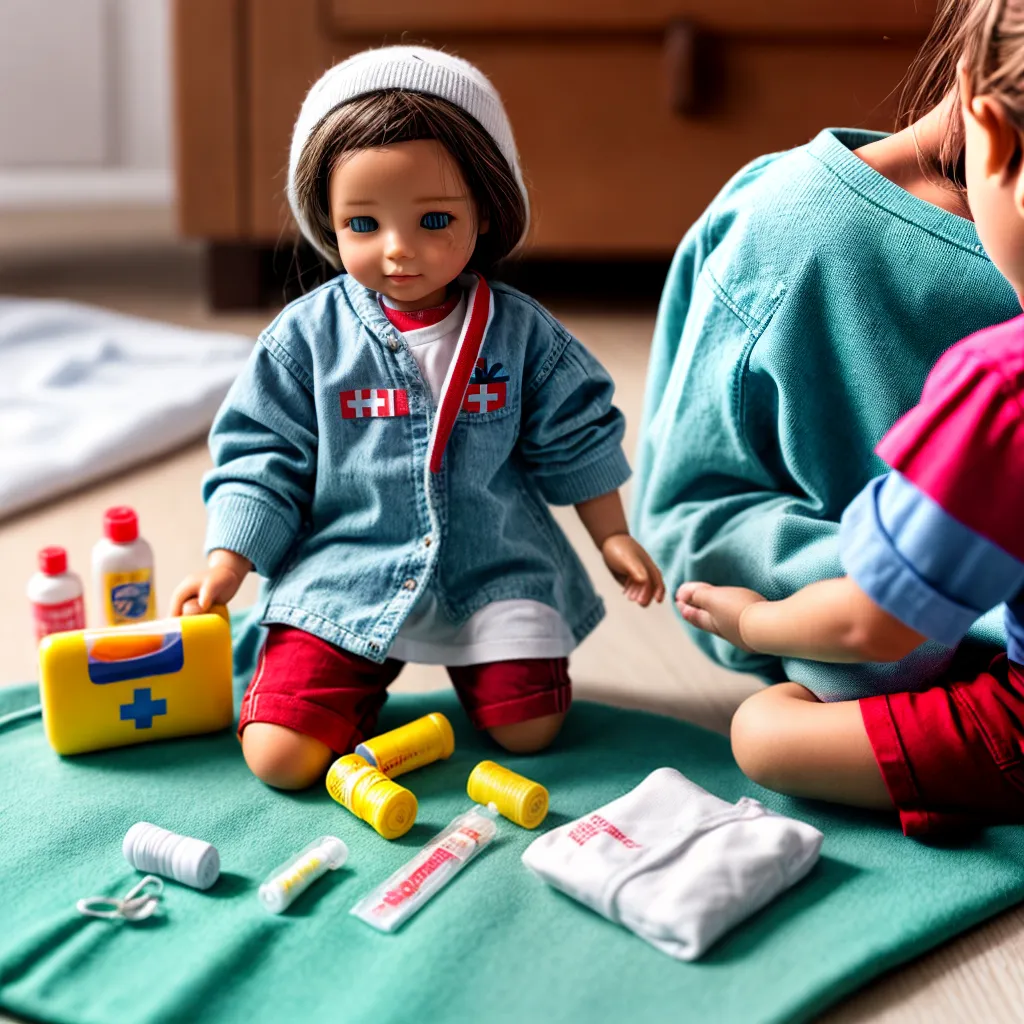kit primeiros socorros infantil brincadeira