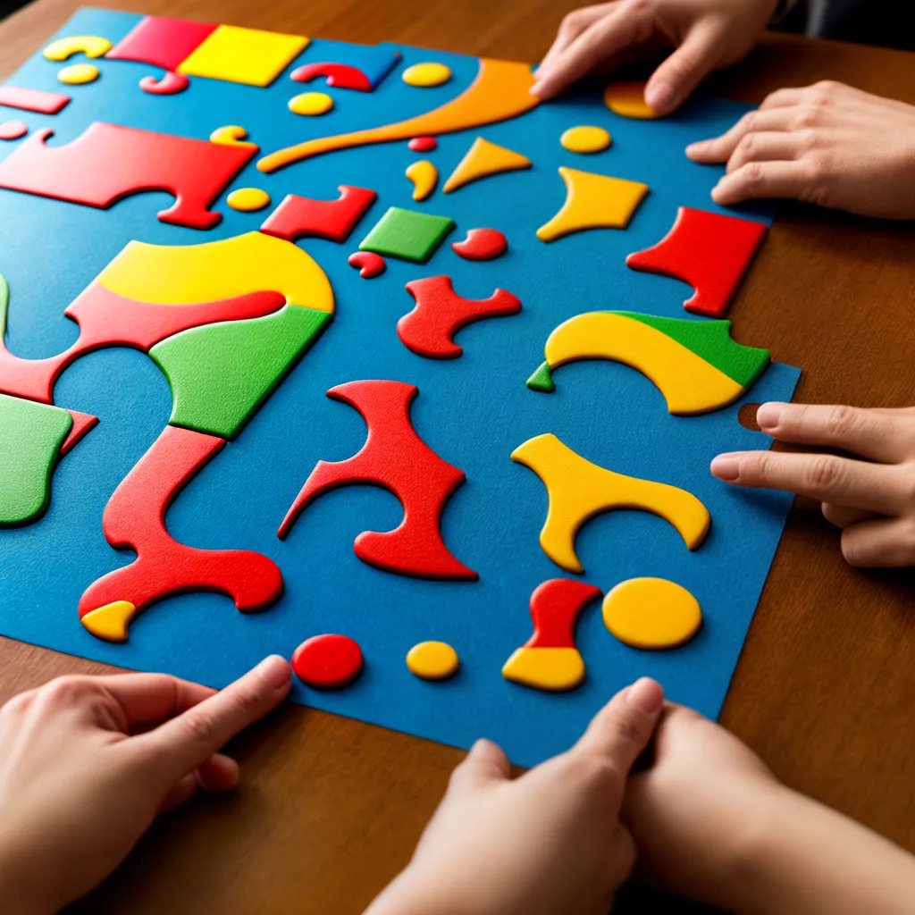 maos segurando puzzle personalizado 1