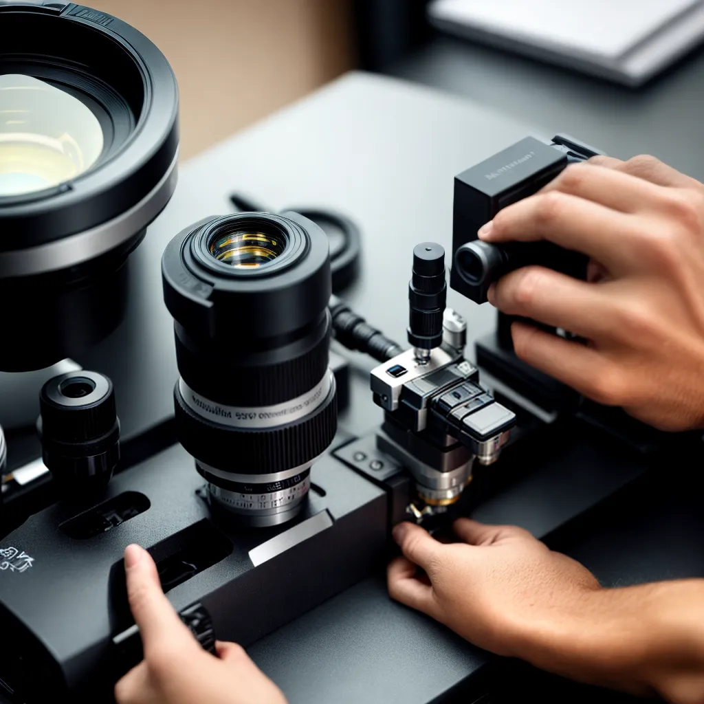 montagem microscopio caseiro diy