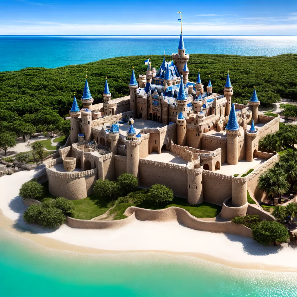 castelo areia praia detalhes criatividade