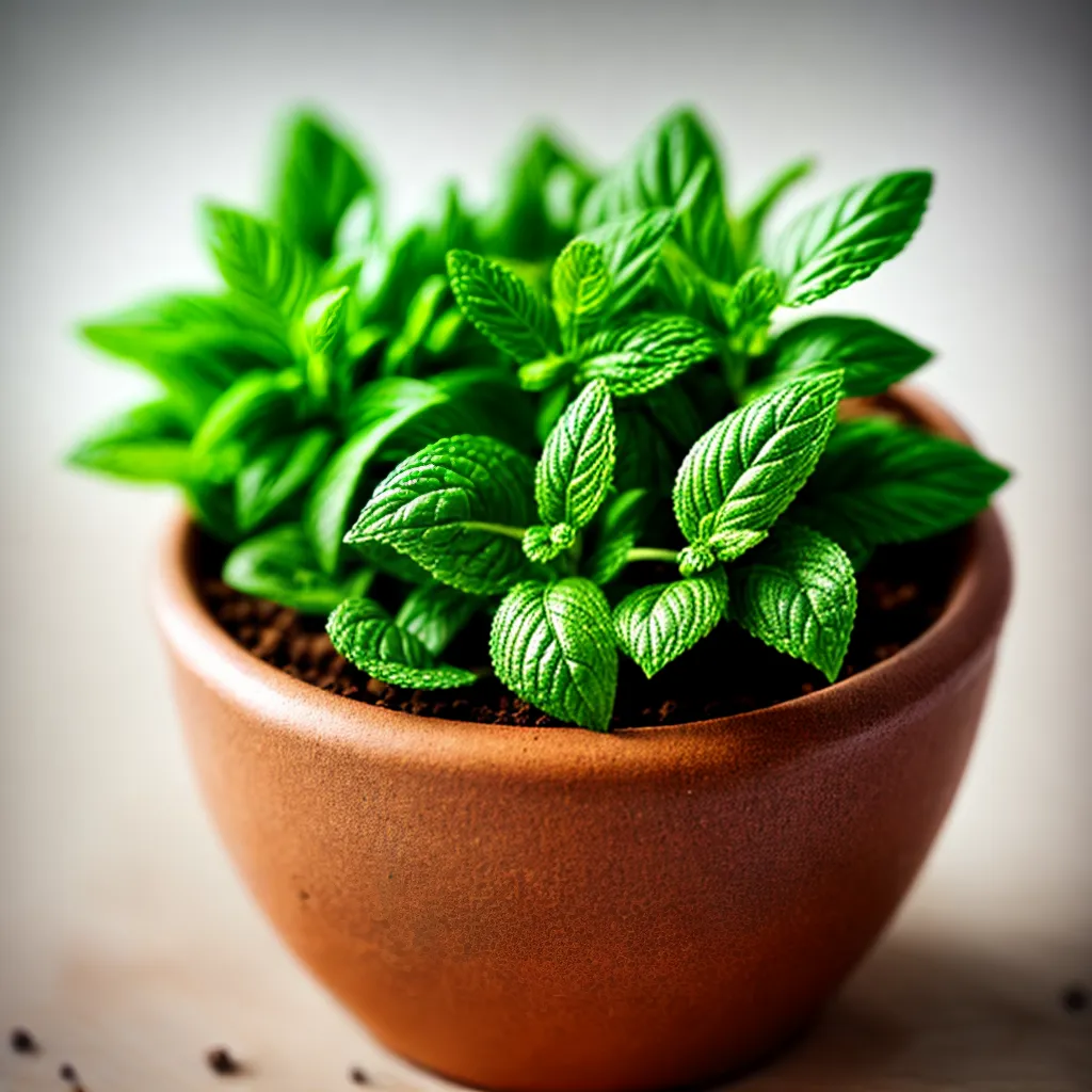 vaso ervas verdes mini jardim