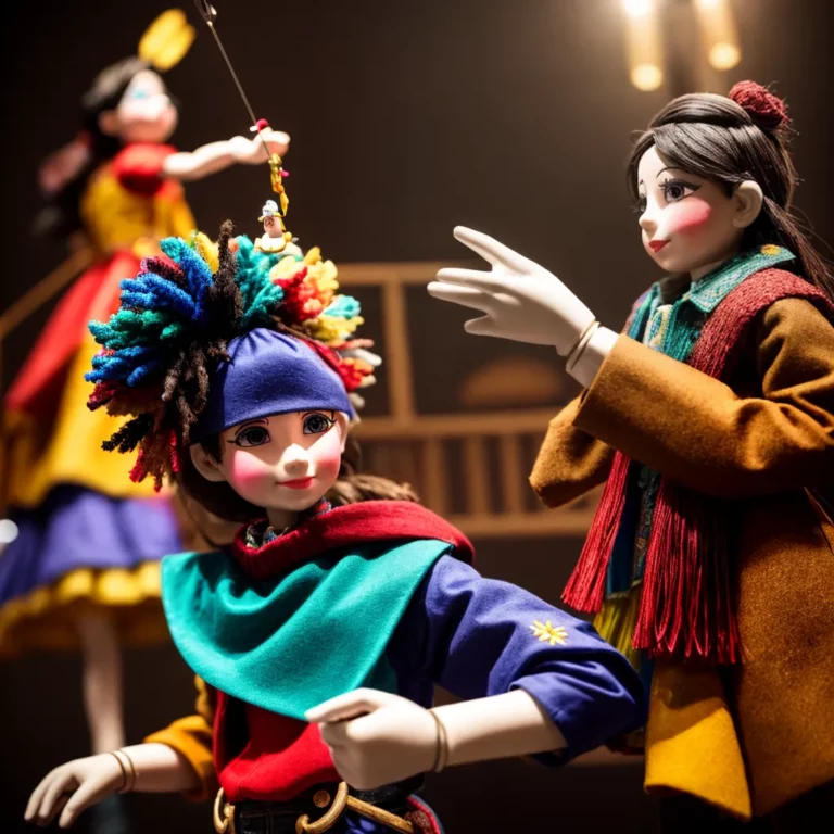 Fazendo um teatro de marionetes