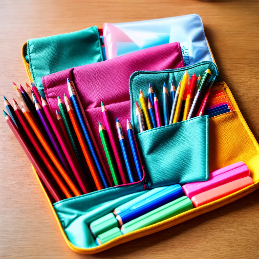 estojo escolar personalizado colorido 1