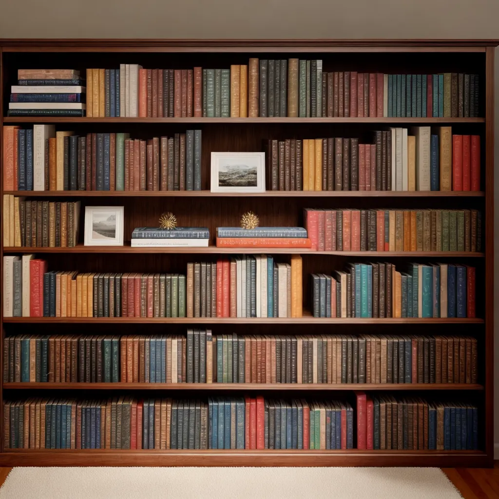 estante madeira livros variedade