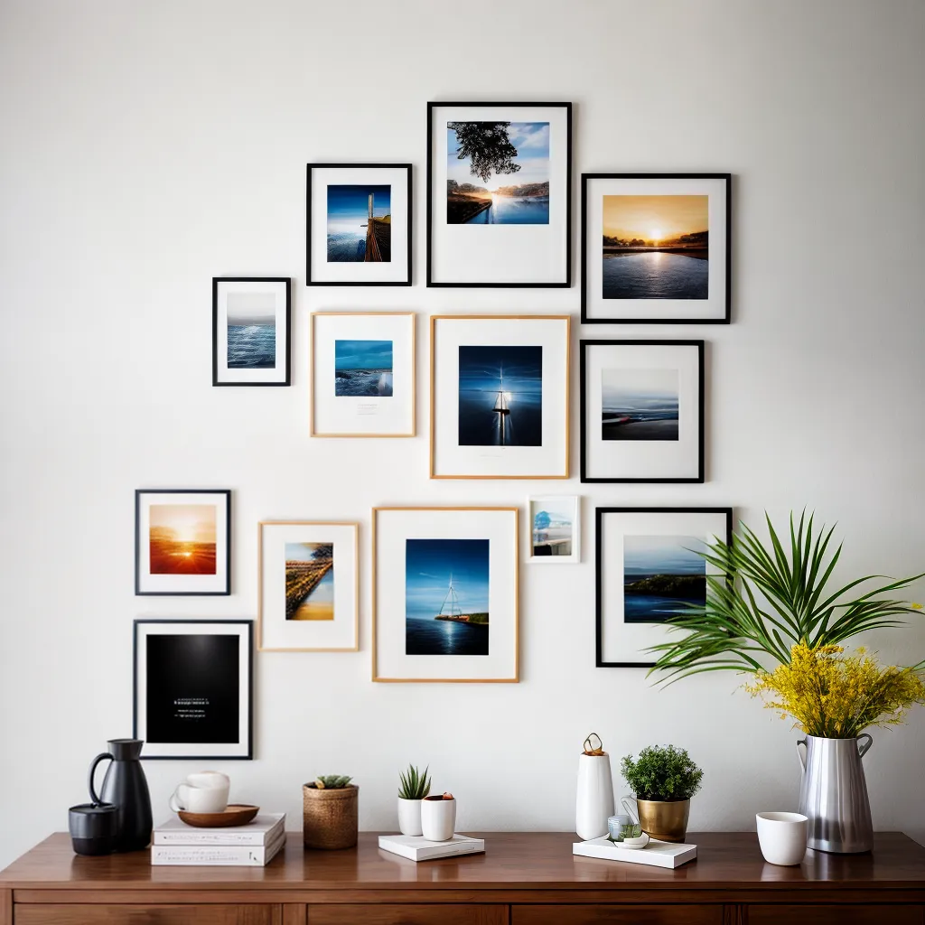 galeria parede arte variedade