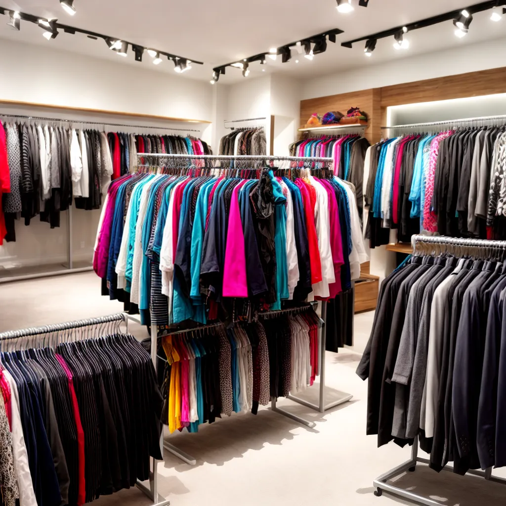 loja roupas moderna decoracao sofisticada