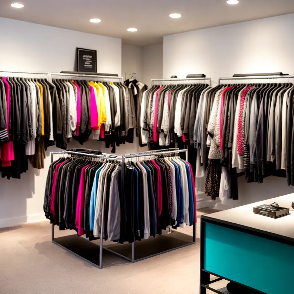 loja boutique moderna roupas tendencia