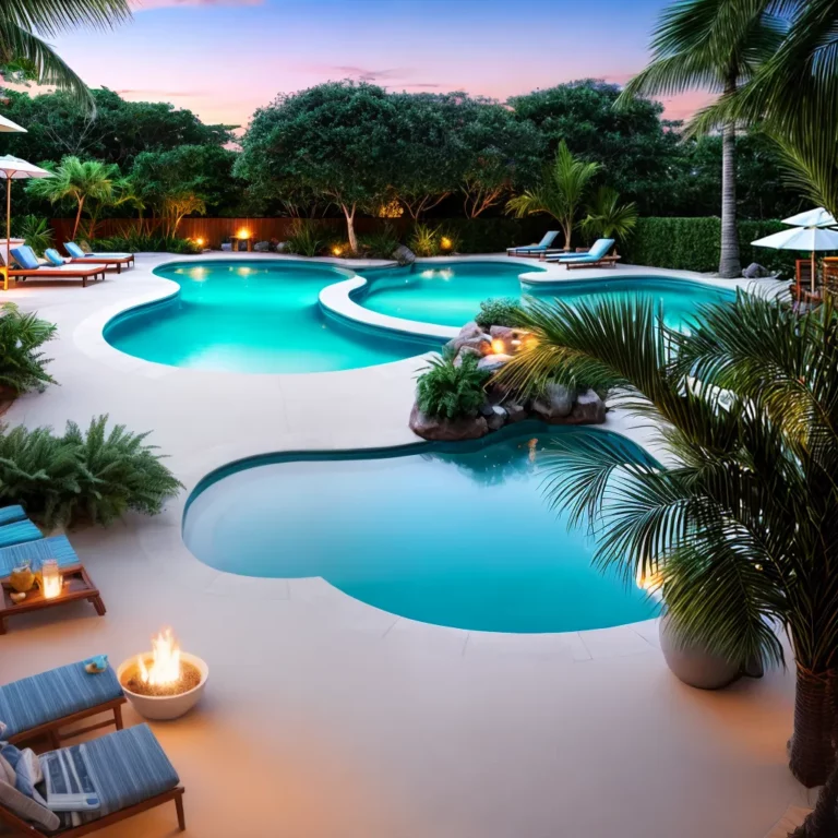 Decoração para casas de praia com área de lazer