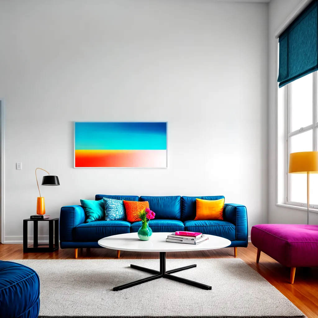 sala colorida plastico decoracao