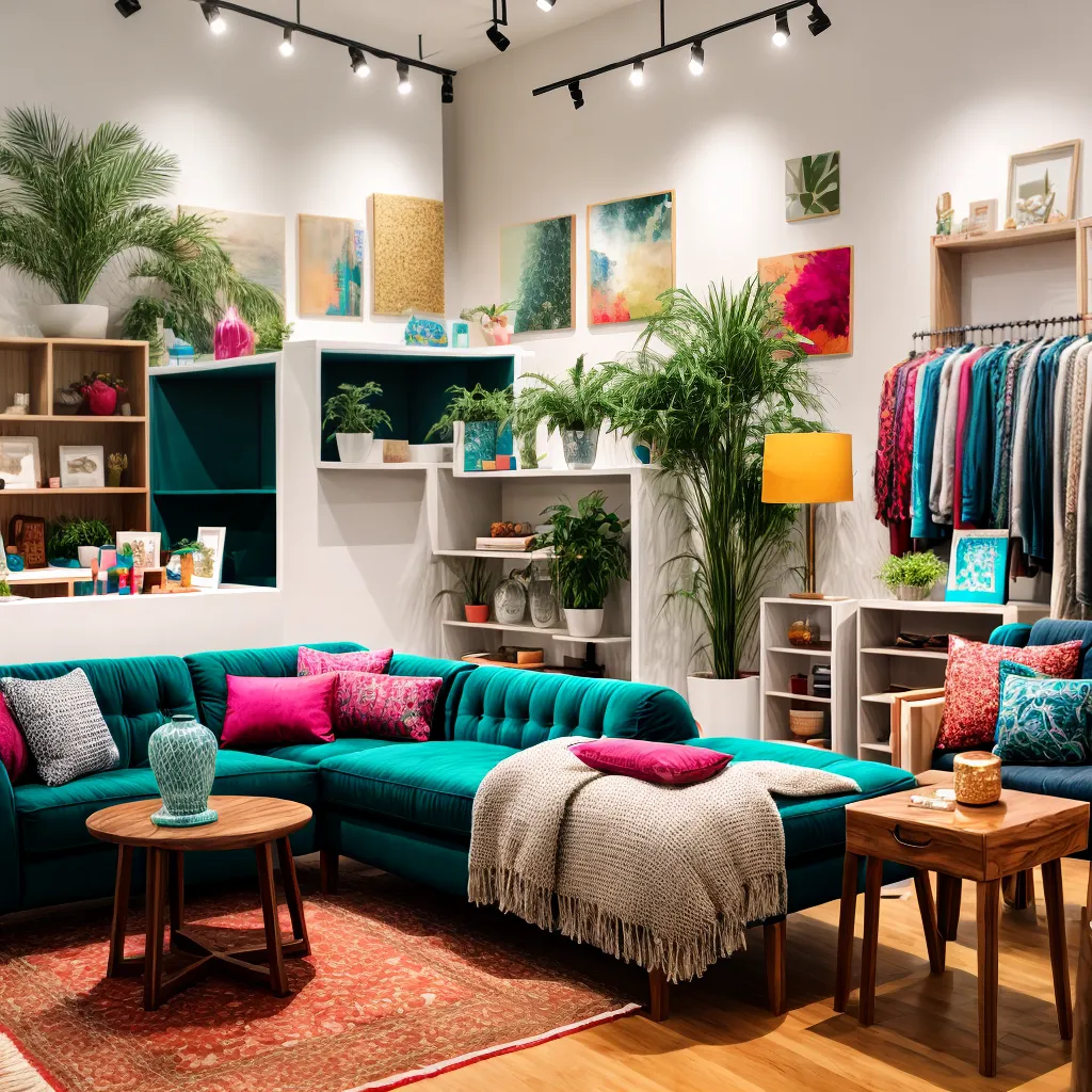 Decoração para lojas de decoração