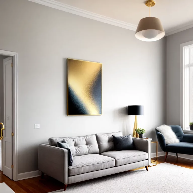 Como usar quadros com moldura dourada na decoração