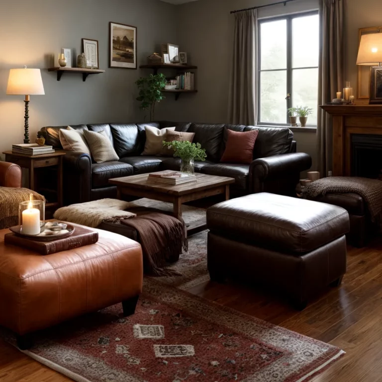 Como decorar um ambiente com objetos de couro envelhecido