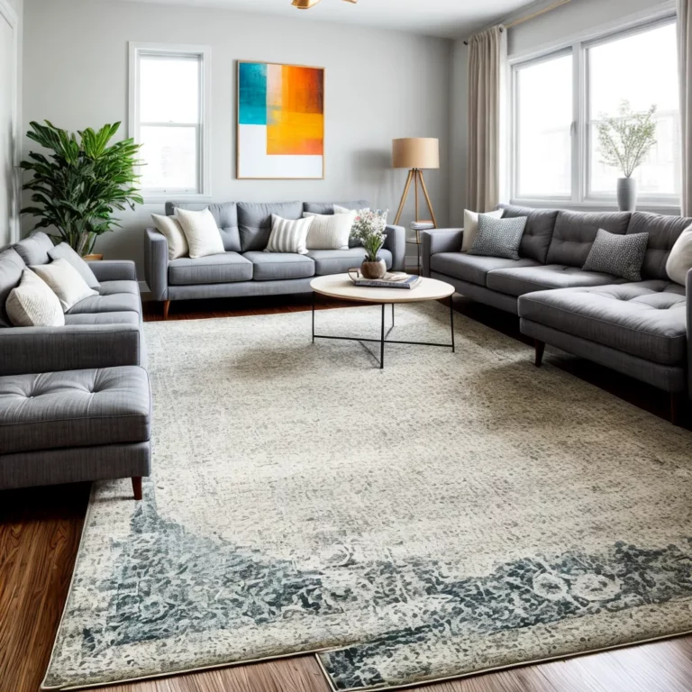 Como usar tapetes com estampa geométrica na decoração